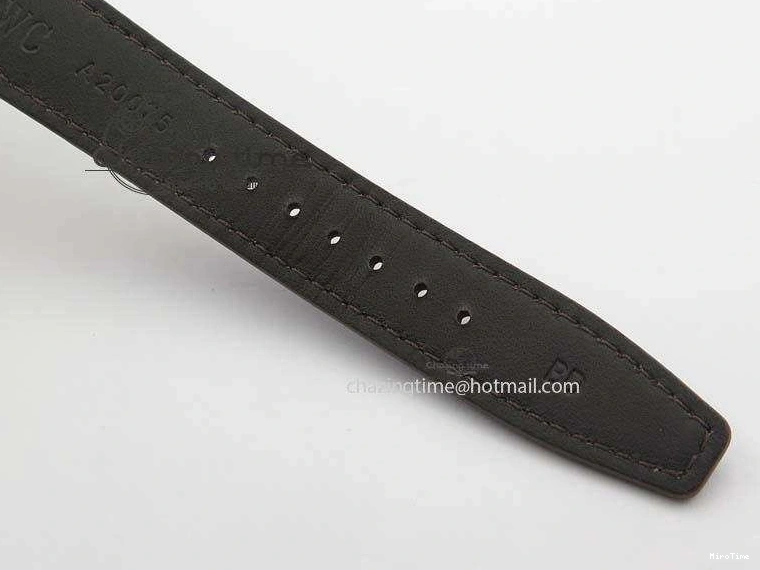 MIROTIME 0418 Portuguese Chrono RG IW371480 ZF 1:1 Best Edition White Dial On Brown Leather Strap A7750 V HighPerformance 7266